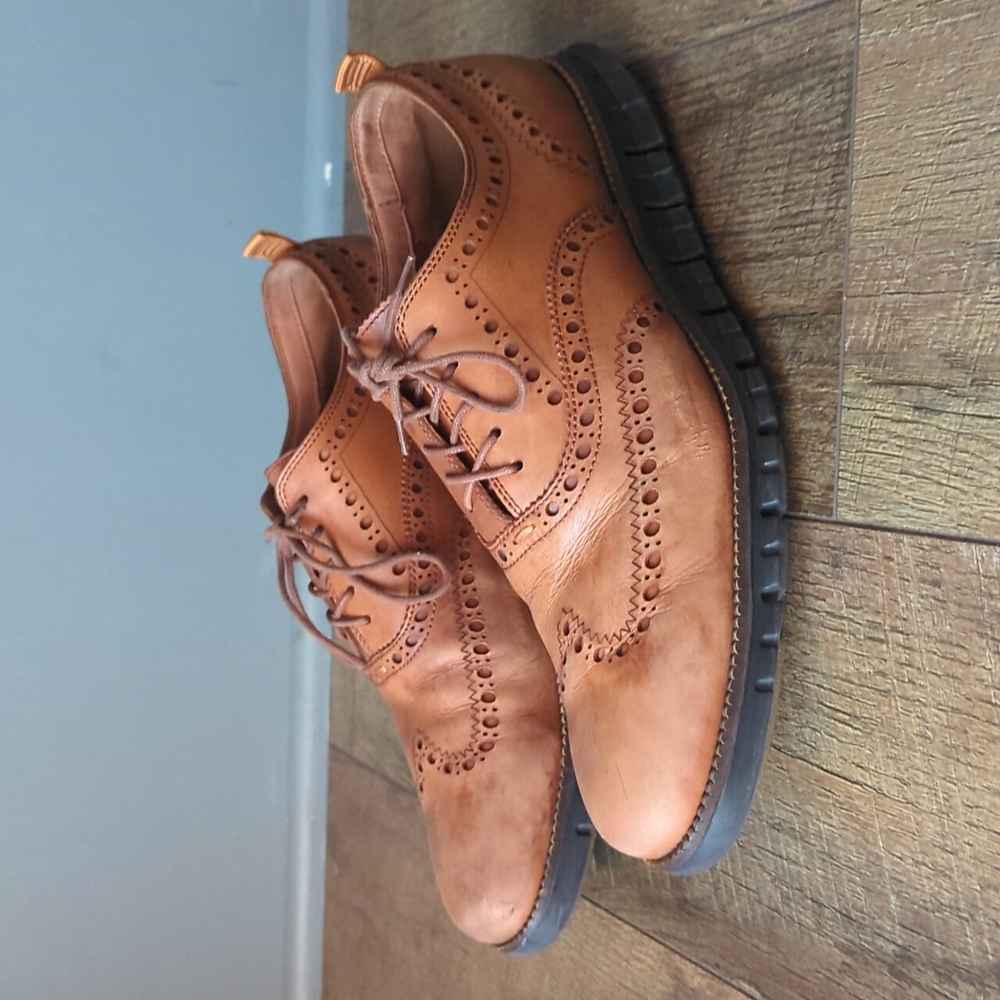 Cole Haan Men's ZEROGRAND Wingtip Oxford Brown C29411 size 10.5
